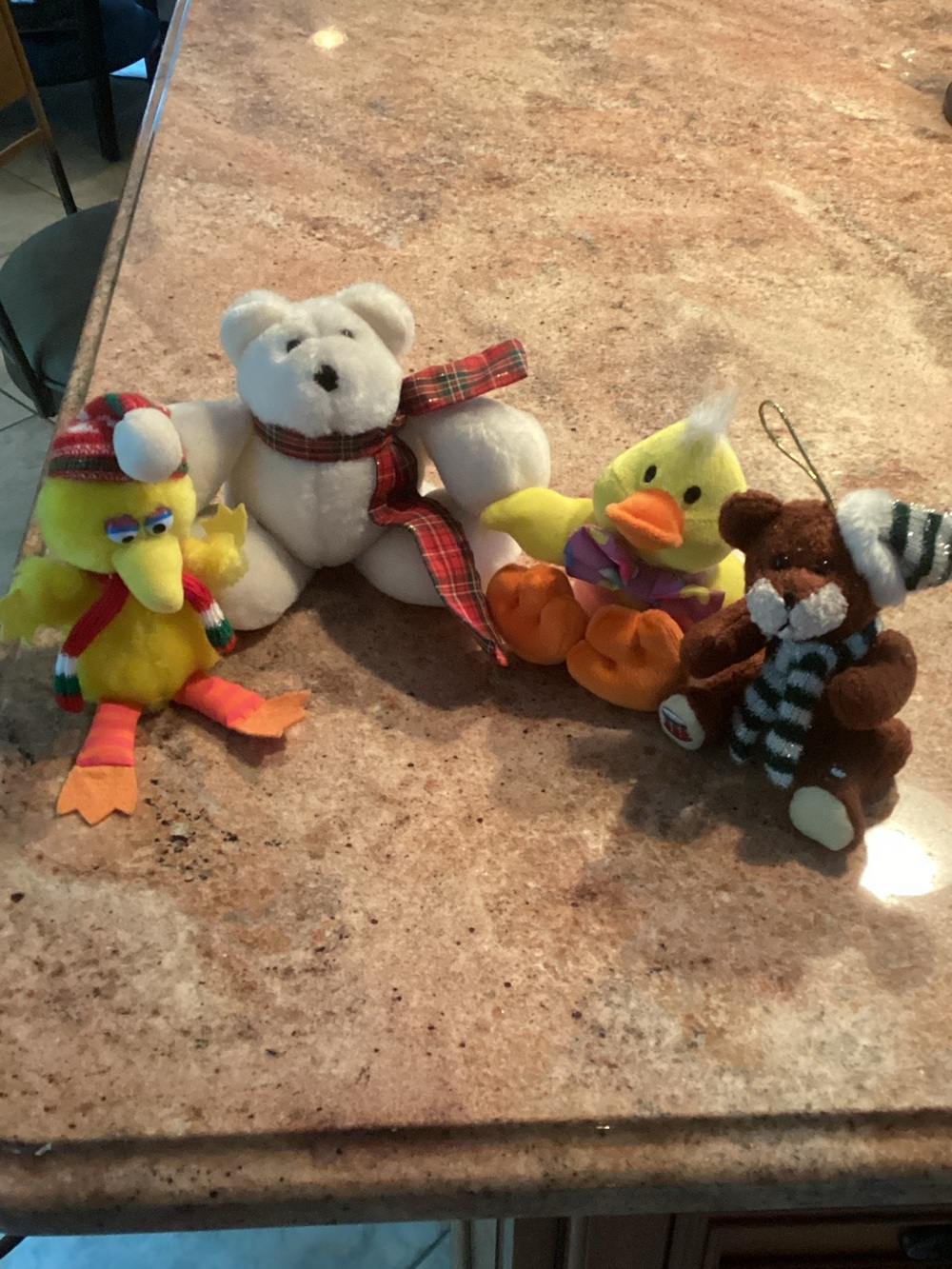 Assorted Holiday Stuffed Animals